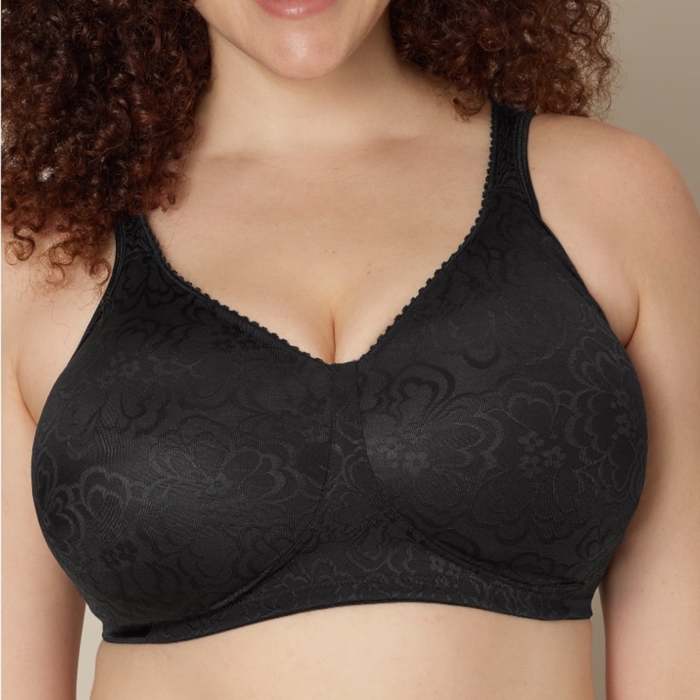 New Playtex 18 Hour Bra Sz 44C Ultimate Lift Support **Black* 4745 Wirefree